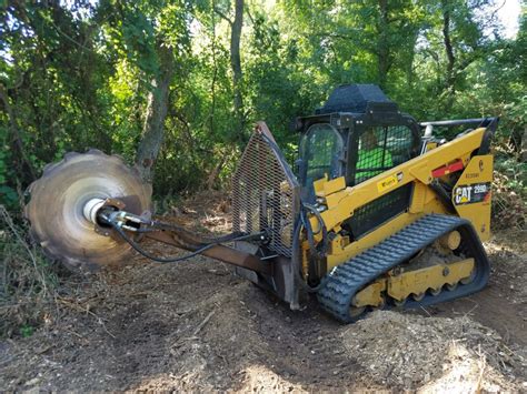 how to clear land with skid steer|heavy brush clearing equipment.